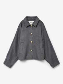 Vero Moda VMALICE Coat -Dark Grey Melange - 10329819