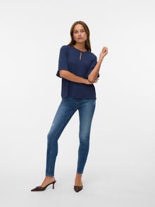 Vero Moda VMANNA Top -Navy Blazer - 10329835