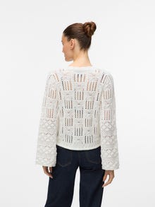 Vero Moda VMEMILIA Strikket cardigan -Snow White - 10329847
