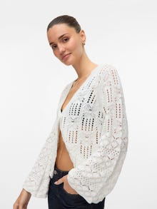 Vero Moda VMEMILIA Strikket cardigan -Snow White - 10329847