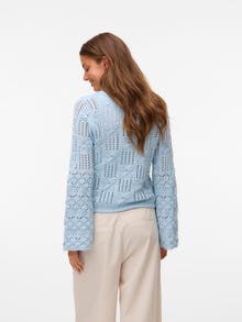 Vero Moda VMEMILIA Knit Cardigan -Cashmere Blue - 10329847