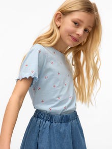 Vero Moda VMPAULINA T-Shirt -Cashmere Blue - 10329892