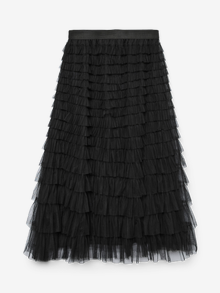 Vero Moda VMNAJA Normaali vyötärö Pitkä hame -Black - 10329929