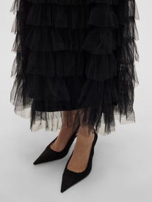 Vero Moda VMNAJA Normaali vyötärö Pitkä hame -Black - 10329929