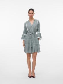 Vero Moda VMMELBA Vestido curto -Balsam Green - 10329936