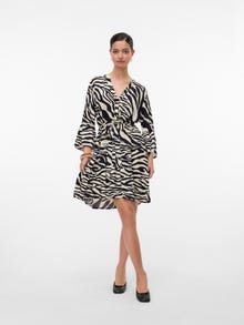 Vero Moda VMMELBA Kurzes Kleid -Oatmeal - 10329936
