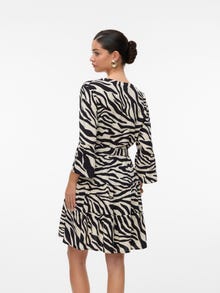 Vero Moda VMMELBA Kurzes Kleid -Oatmeal - 10329936