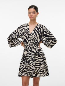 Vero Moda VMMELBA Lyhyt mekko -Oatmeal - 10329936
