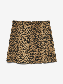 Vero Moda VMNELLY High waist Short Skirt -Silver Mink - 10329966