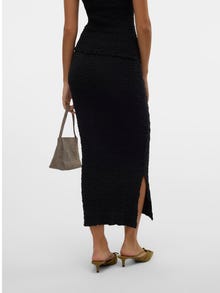Vero Moda VMREGINA Høy midje Midiskjørt -Black - 10329975