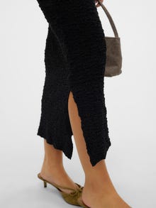 Vero Moda VMREGINA Høy midje Midiskjørt -Black - 10329975