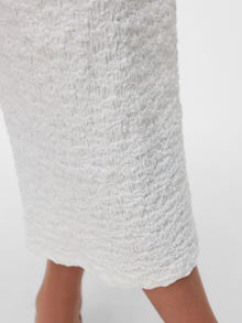 Vero Moda VMREGINA Cintura alta Falda midi -Snow White - 10329975