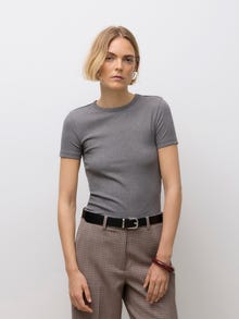 Vero Moda AWIRWINA Top -Medium Grey Melange - 10329978