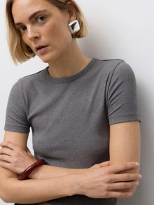 Vero Moda AWIRWINA Top -Medium Grey Melange - 10329978