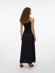 Vero Moda AWROSEMARY Dlhé šaty -Black - 10330024