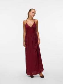 Vero Moda VMGRACE Μακρύ φόρεμα -Syrah - 10330065