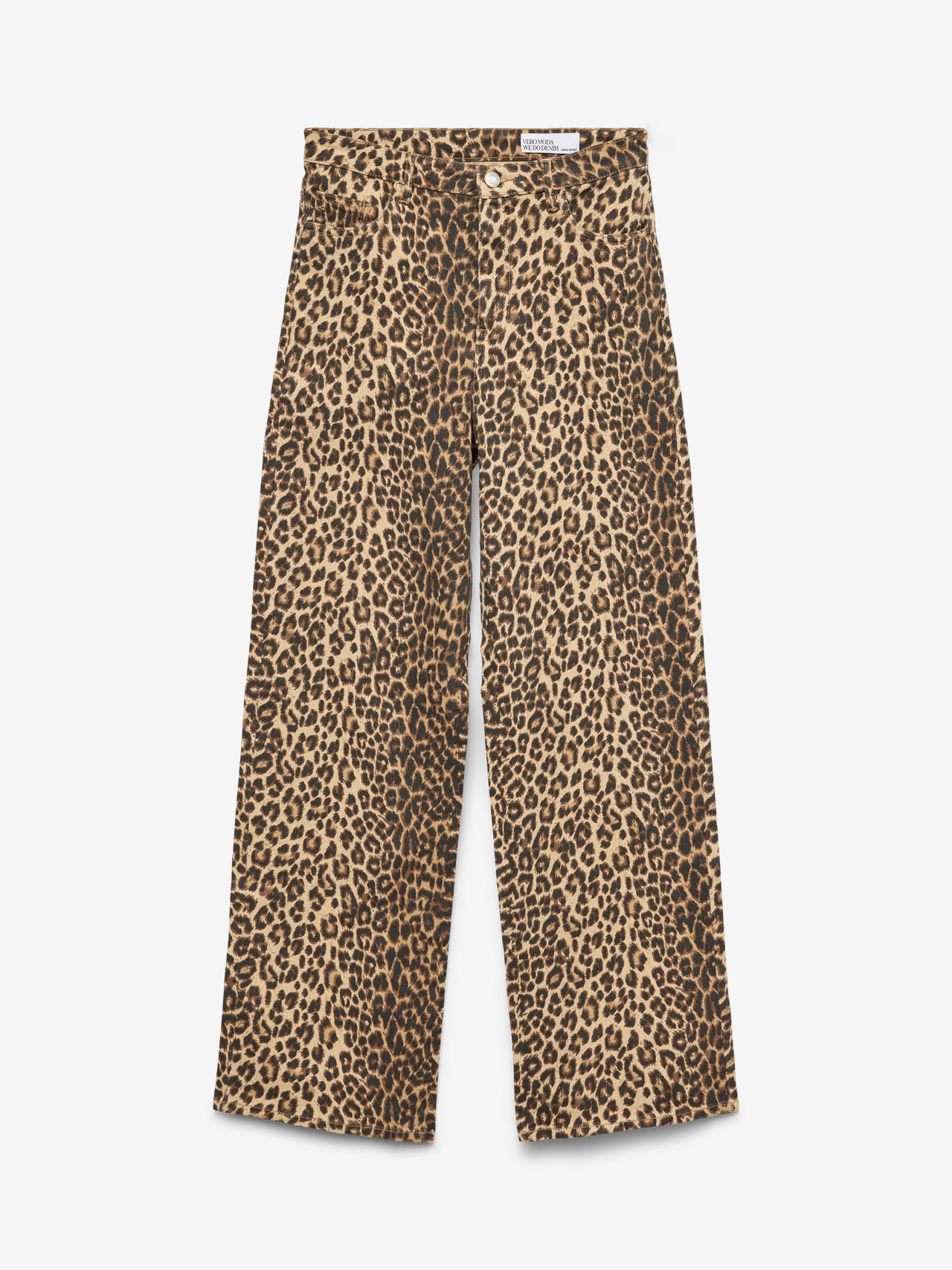 Vero Moda VMTESSA High rise Wide leg fit Jeans -Silver Mink - 10330128