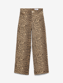 Vero Moda VMTESSA High rise Wide leg fit Jeans -Silver Mink - 10330128