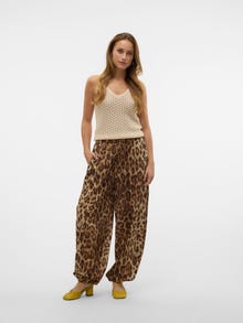 Vero Moda VMROXANNE Mid rise Trousers -Ermine - 10330174