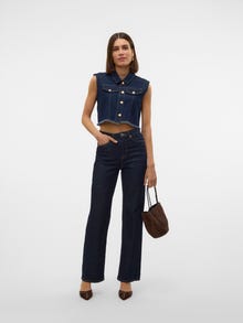 Vero Moda VMTABITHA Denimvest -Dark Blue Denim - 10330201