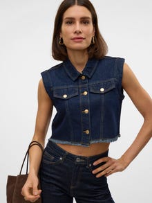 Vero Moda VMTABITHA Denimvest -Dark Blue Denim - 10330201