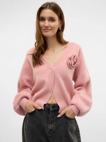 Vero Moda VMCARRIE Cardigan in Maglia -Pink Nectar - 10330209
