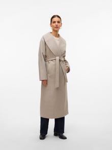 Vero Moda VMANNE Frakke -Silver Mink - 10330238