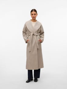 Vero Moda VMANNE Frakke -Silver Mink - 10330238