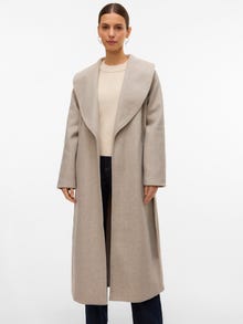 Vero Moda VMANNE Frakke -Silver Mink - 10330238