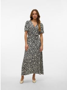 Vero Moda VMALBA Midikjole -Black - 10330301