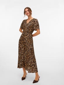 Vero Moda VMALBA Midi-jurk -Tigers Eye - 10330301