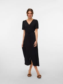 Vero Moda VMALBA Midikjole -Black - 10330301