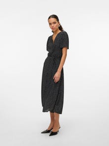 Vero Moda VMALBA Midikjole -Black - 10330301