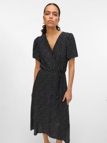 Vero Moda VMALBA Midikjole -Black - 10330301