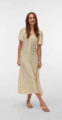 VMALBA Kort kjole | White Clear | Vero Moda®