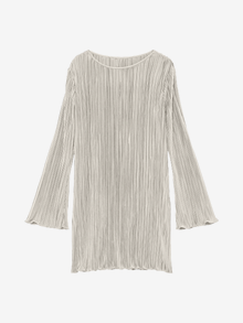 Vero Moda AWSALMA Kort klänning -Pumice Stone - 10330317