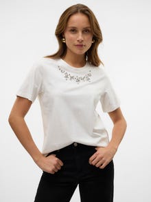 Vero Moda VMSIF T-shirt -Snow White - 10330329