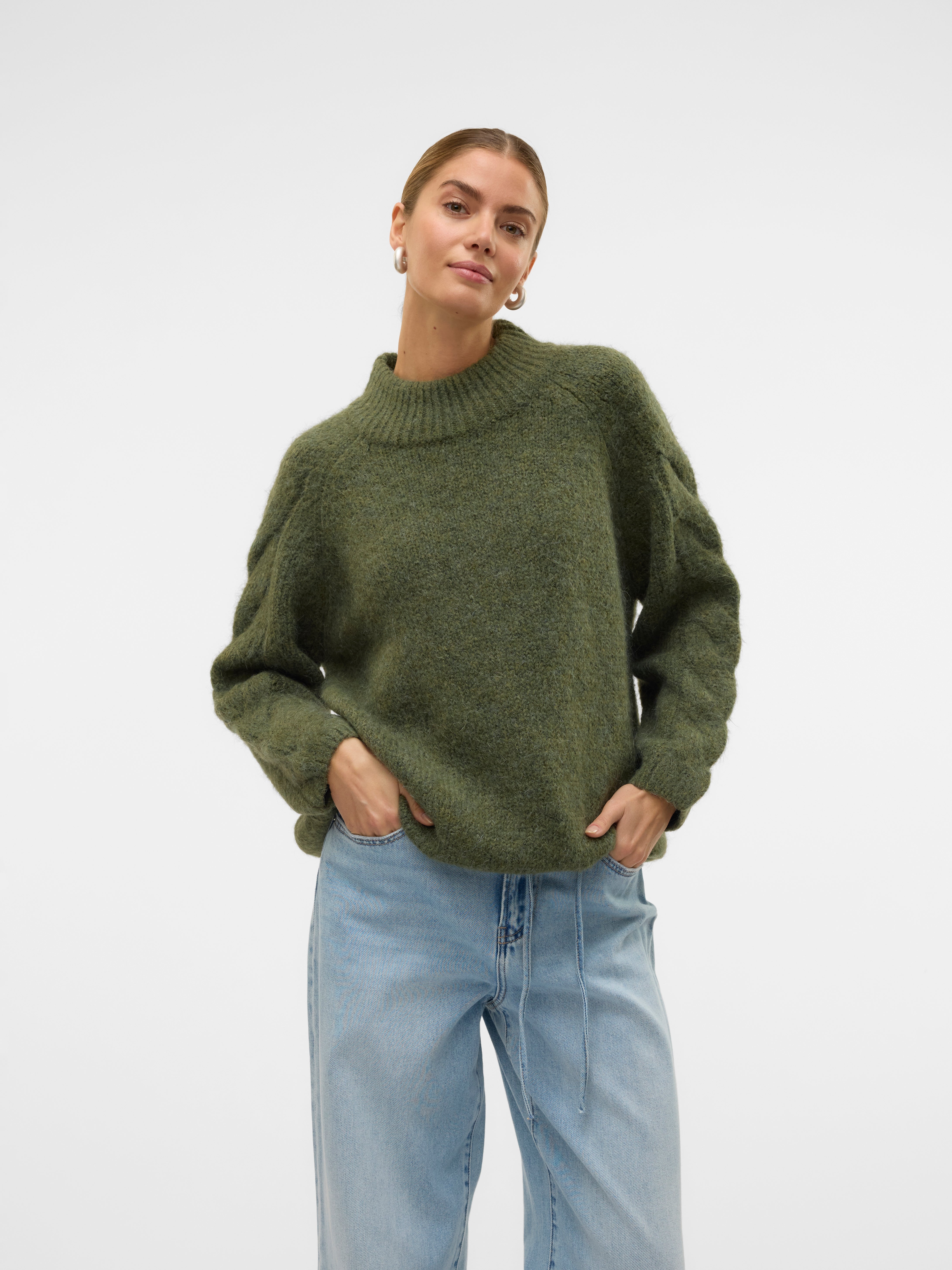 Pullover green best sale