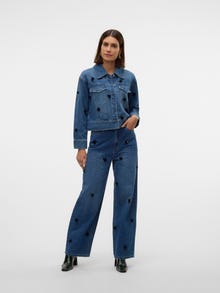 Vero Moda Avaram lõige Keskmine värvel Teksad -Medium Blue Denim - 10330369