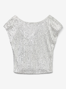 Vero Moda SNCHEER Top -Silver - 10330378
