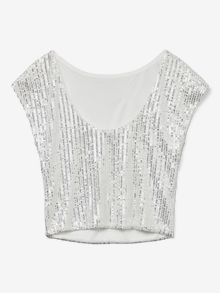 Vero Moda SNCHEER Top -Silver - 10330378