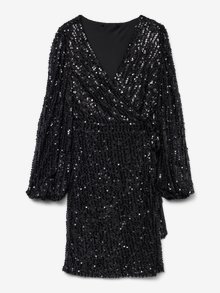 Vero Moda VMJULIET Kort kjole -Black - 10330418
