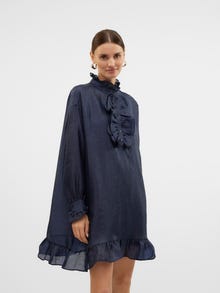 Vero Moda SNFRIDA Kort kjole -Navy Blazer - 10330444