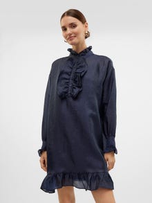 Vero Moda SNFRIDA Kort kjole -Navy Blazer - 10330444