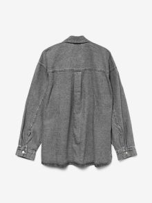 Vero Moda VMJENNIE Denim shirt -Medium Grey Denim - 10330453