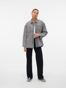 Vero Moda VMJENNIE Denim shirt -Medium Grey Denim - 10330453