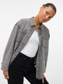 Vero Moda VMJENNIE Denim shirt -Medium Grey Denim - 10330453