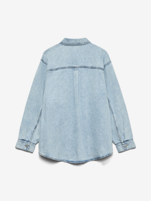 Vero Moda SNLENA Shacket -Light Blue Denim - 10330463