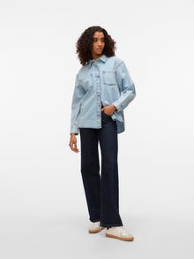 Vero Moda SNLENA Shacket -Light Blue Denim - 10330463