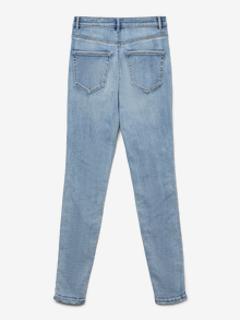 Vero Moda VMBE Korkea vyötärö Skinny fit Farkut -Light Blue Denim - 10330469